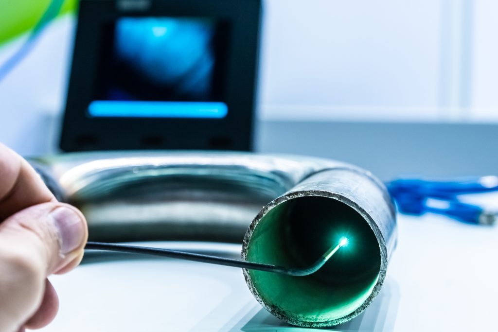 Photonic light engine integrated into video endoscope for technical inspection